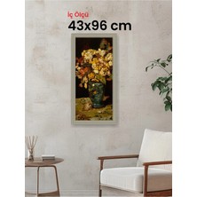 Hars Gallery Klasik Gümüş Çerçeve 43 x 96 cm Şeffaf Korumalı Pvc