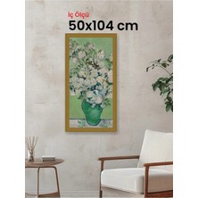 Hars Gallery Klasik Altın Çerçeve 50 x 104 cm Camlı