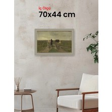 Hars Gallery Klasik Gümüş Çerçeve 70 x 44 cm Camlı