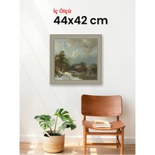 Hars Gallery Klasik Gümüş Çerçeve 44 x 42 cm Şeffaf Korumalı Pvc