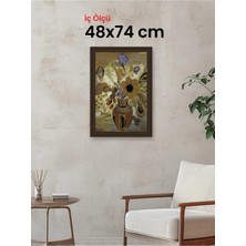 Hars Gallery Klasik Kahverengi Çerçeve 48 x 74 cm Şeffaf Korumalı Pvc