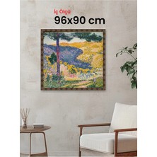Hars Heritage Eskitme Kahverengi Çerçeve 96 x 90 cm Şeffaf Korumalı Pvc