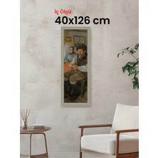 Hars Gallery Klasik Gümüş Çerçeve 40 x 126 cm Şeffaf Korumalı Pvc
