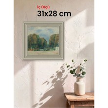 Hars Gallery Klasik Gümüş Çerçeve 31 x 28 cm Camlı