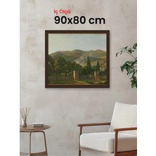 Hars Gallery Klasik Kahverengi Çerçeve 90 x 80 cm Camlı