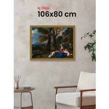 Hars Gallery Klasik Altın Çerçeve 106 x 80 cm Camlı