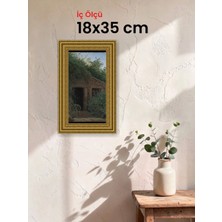 Hars Gallery Klasik Altın Çerçeve 18 x 35 cm Camlı