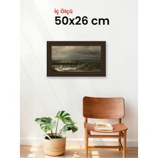 Hars Gallery Klasik Kahverengi Çerçeve 50 x 26 cm Camlı