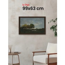 Hars Gallery Klasik Kahverengi Çerçeve 99 x 63 cm Şeffaf Korumalı Pvc