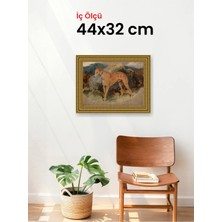Hars Gallery Klasik Altın Çerçeve 44 x 32 cm Camlı