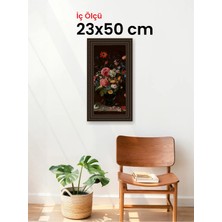 Hars Gallery Klasik Kahverengi Çerçeve 23 x 50 cm Camlı
