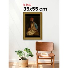 Hars Gallery Klasik Altın Çerçeve 35 x 55 cm Şeffaf Korumalı Pvc