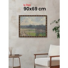 Hars Heritage Eskitme Kahverengi Çerçeve 90 x 69 cm Camlı
