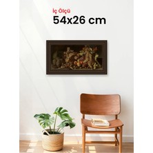 Hars Gallery Klasik Kahverengi Çerçeve 54 x 26 cm Camlı