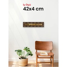 Hars Heritage Eskitme Kahverengi Çerçeve 42 x 4 cm Camlı