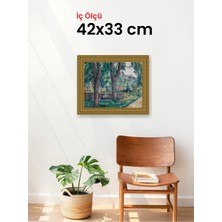 Hars Gallery Klasik Altın Çerçeve 42 x 33 cm Şeffaf Korumalı Pvc