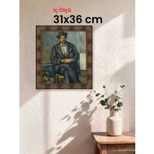 Hars Heritage Eskitme Kahverengi Çerçeve 31 x 36 cm Camlı