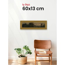 Hars Gallery Klasik Altın Çerçeve 60 x 13 cm Şeffaf Korumalı Pvc