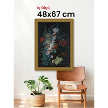Hars Gallery Klasik Altın Çerçeve 48 x 67 cm Şeffaf Korumalı Pvc