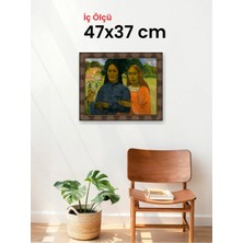 Hars Heritage Eskitme Kahverengi Çerçeve 47 x 37 cm Camlı