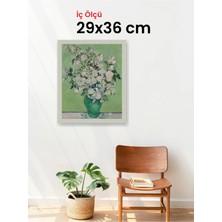 Hars Slim Ince Profil Gümüş Çerçeve 29 x 36 cm Camlı