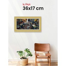 Hars Royal Klasik Desenli Çok Renkli Çerçeve 36 x 17 cm Camlı