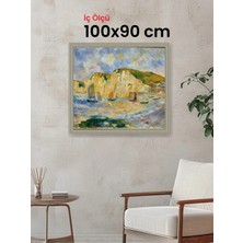 Hars Gallery Klasik Gümüş Çerçeve 100 x 90 cm Şeffaf Korumalı Pvc