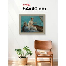 Hars Gallery Klasik Gümüş Çerçeve 54 x 40 cm Camlı