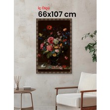Hars Heritage Eskitme Kahverengi Çerçeve 66 x 107 cm Camlı