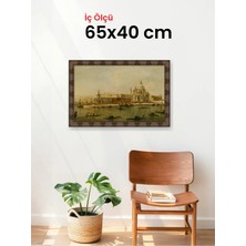 Hars Heritage Eskitme Kahverengi Çerçeve 65 x 40 cm Camlı