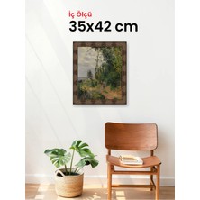 Hars Heritage Eskitme Kahverengi Çerçeve 35 x 42 cm Camlı