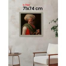 Hars Gallery Klasik Gümüş Çerçeve 71 x 74 cm Şeffaf Korumalı Pvc