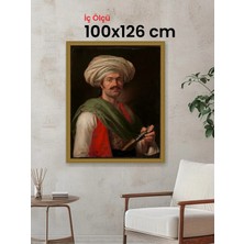 Hars Gallery Klasik Altın Çerçeve 100 x 126 cm Şeffaf Korumalı Pvc