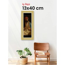 Hars Royal Klasik Desenli Çok Renkli Çerçeve 13 x 40 cm Şeffaf Korumalı Pvc