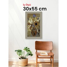 Hars Gallery Klasik Gümüş Çerçeve 30 x 55 cm Şeffaf Korumalı Pvc