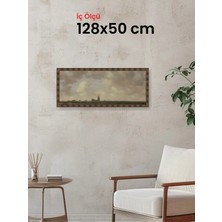 Hars Heritage Eskitme Kahverengi Çerçeve 128 x 50 cm Camlı
