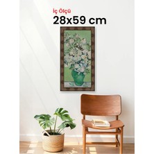 Hars Heritage Eskitme Kahverengi Çerçeve 28 x 59 cm Camlı