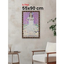 Hars Heritage Eskitme Kahverengi Çerçeve 55 x 90 cm Camlı