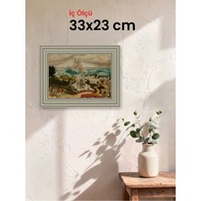 Hars Gallery Klasik Gümüş Çerçeve 33 x 23 cm Şeffaf Korumalı Pvc