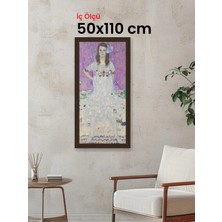 Hars Gallery Klasik Kahverengi Çerçeve 50 x 110 cm Camlı