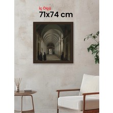 Hars Gallery Klasik Kahverengi Çerçeve 71 x 74 cm Camlı