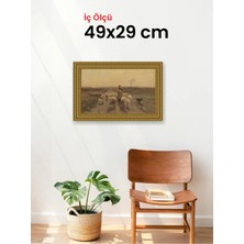 Hars Gallery Klasik Altın Çerçeve 49 x 29 cm Şeffaf Korumalı Pvc