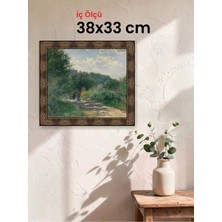 Hars Heritage Eskitme Kahverengi Çerçeve 38 x 33 cm Şeffaf Korumalı Pvc