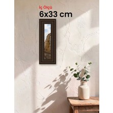 Hars Gallery Klasik Kahverengi Çerçeve 6 x 33 cm Şeffaf Korumalı Pvc