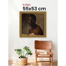 Hars Gallery Klasik Altın Çerçeve 55 x 53 cm Şeffaf Korumalı Pvc