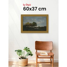 Hars Gallery Klasik Altın Çerçeve 60 x 37 cm Şeffaf Korumalı Pvc
