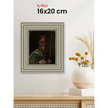 Hars Gallery Klasik Gümüş Çerçeve 16 x 20 cm Camlı