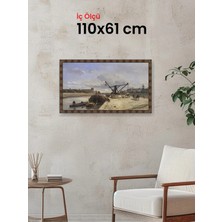 Hars Heritage Eskitme Kahverengi Çerçeve 110 x 61 cm Camlı