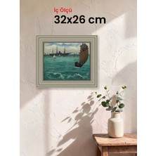 Hars Gallery Klasik Gümüş Çerçeve 32 x 26 cm Şeffaf Korumalı Pvc