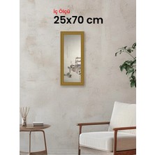 Hars Gallery Klasik Altın Çerçeve 25 x 70 cm Camlı